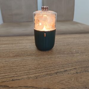 Lampara De Sal Premium-Base Verde